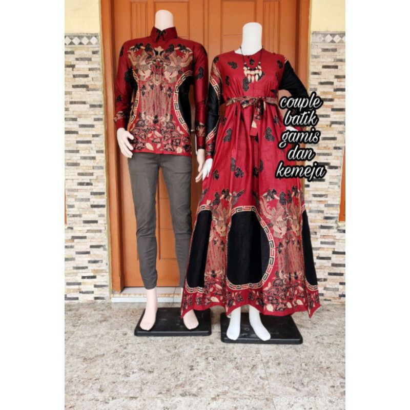 Gamis Brokat Couple Tunangan / 28 Trend Gamis Couple Terbaru Pasangan