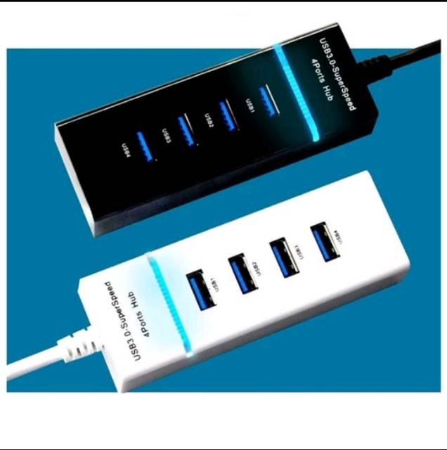 USB HUB 4 Ports 3.0 High Speed for Laptop PC Notebook