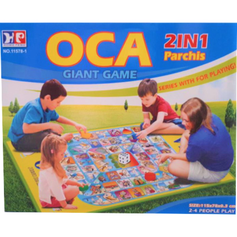 Mainan Ludo dan balapan angka ukuran besar