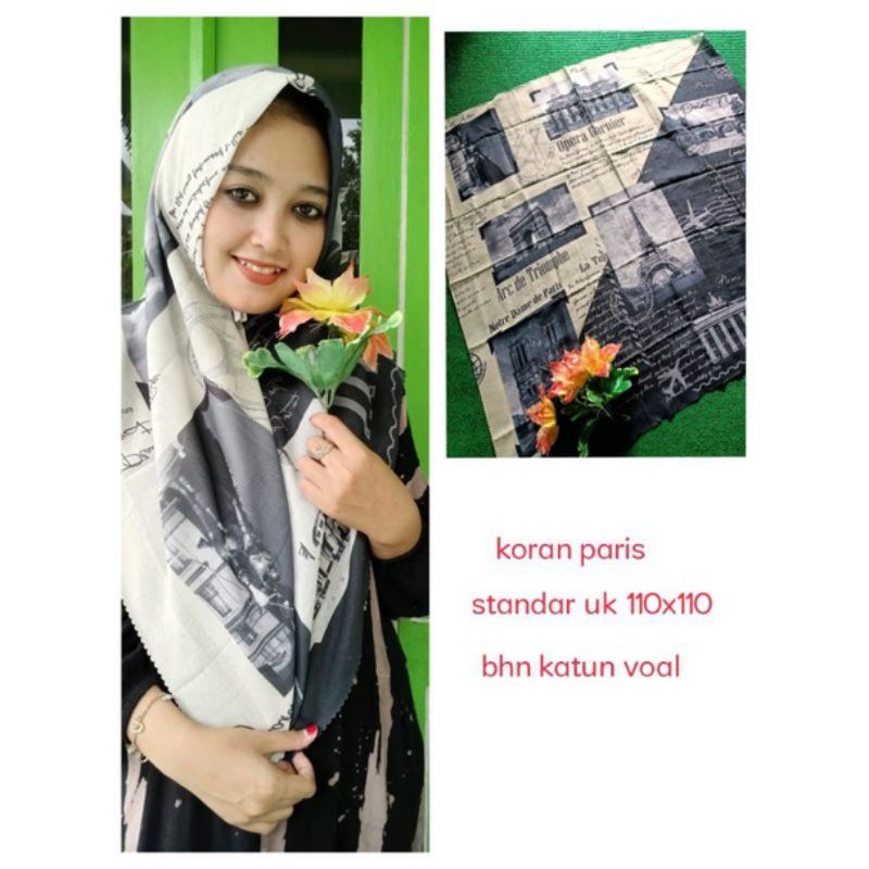 JILBAB / HIJAB / KERUDUNG KORAN ARABIC / TULISAN ARAB