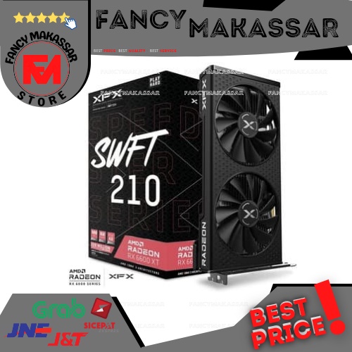 VGA XFX Radeon RX 6600 XT CORE 8GB DDR6 SPEEDSTER SWFT210 / FANCY_MAKASSAR