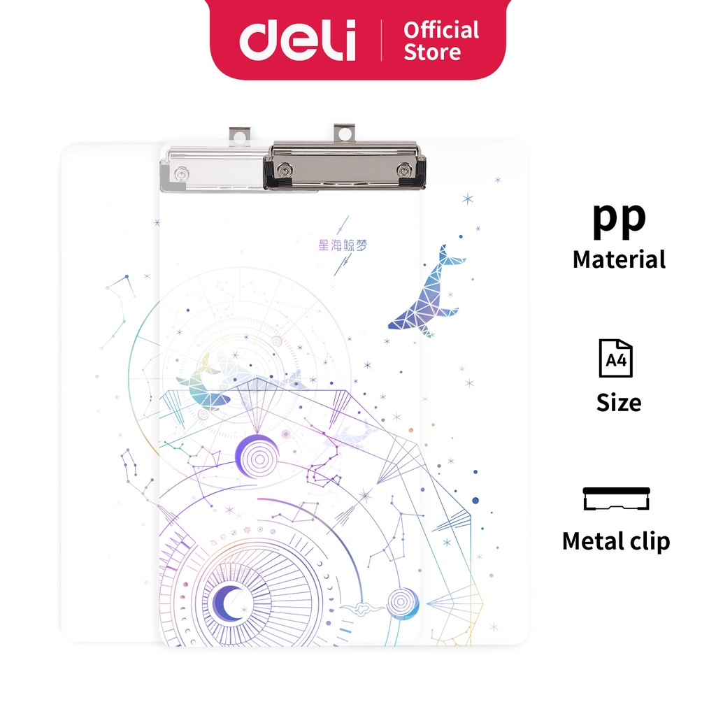 

Deli Vertical Clipboard Papan Jalan A4 72603