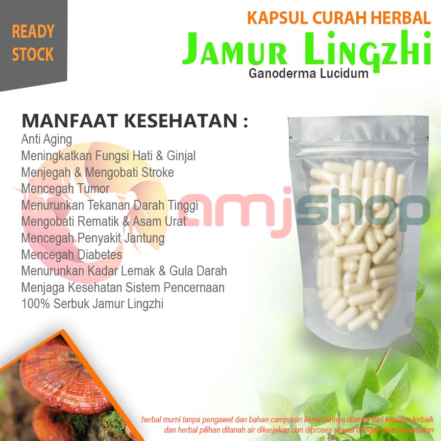 

KAPSUL CURAH HERBAL JAMUR LINGZHI