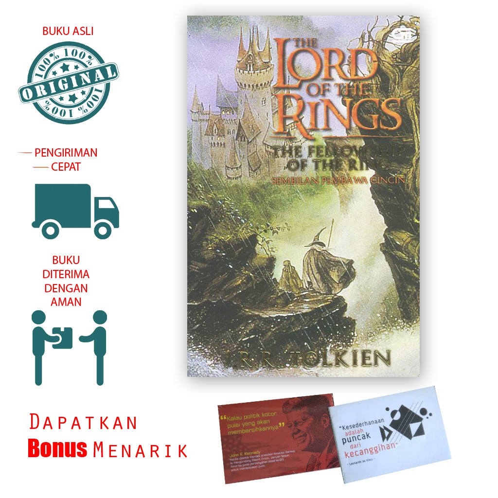 Buku THE LORD OF THE RINGS - Sembilan Pembawa Cincin