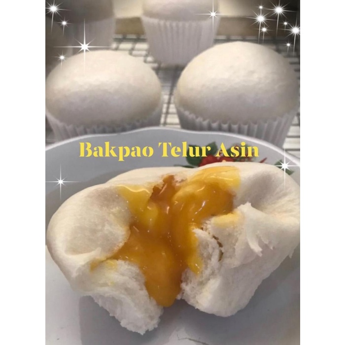 

Bakpao telur asin / pau telor asin / salted egg pao isi 10-12 PCS