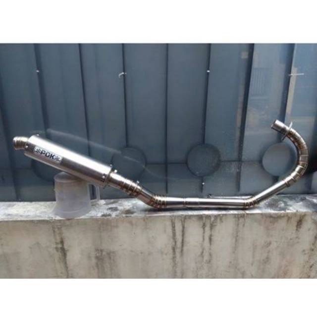 Knalpot pdk fullcacing J for Megapro Tiger Glpro dll