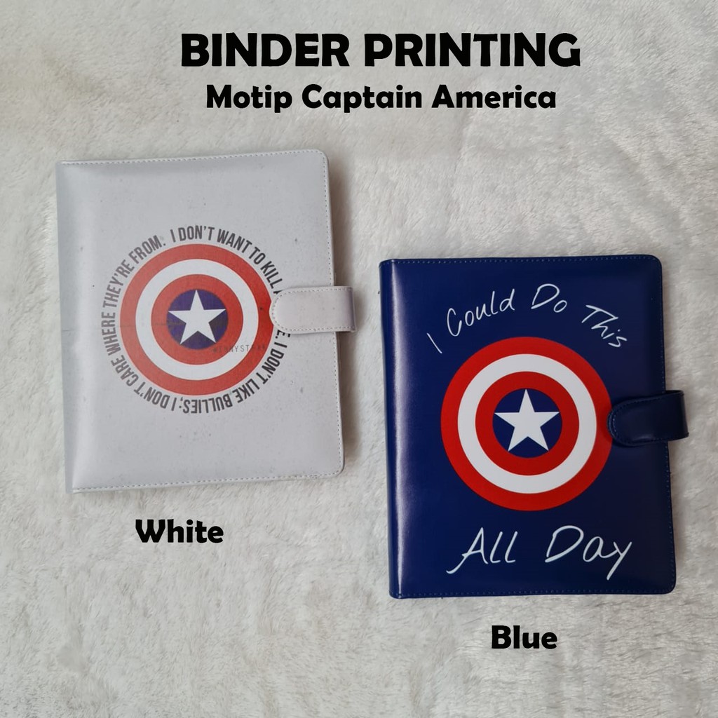 

BINDER PRINTING MOTIP CAPTAIN AMRCA A5 & B5