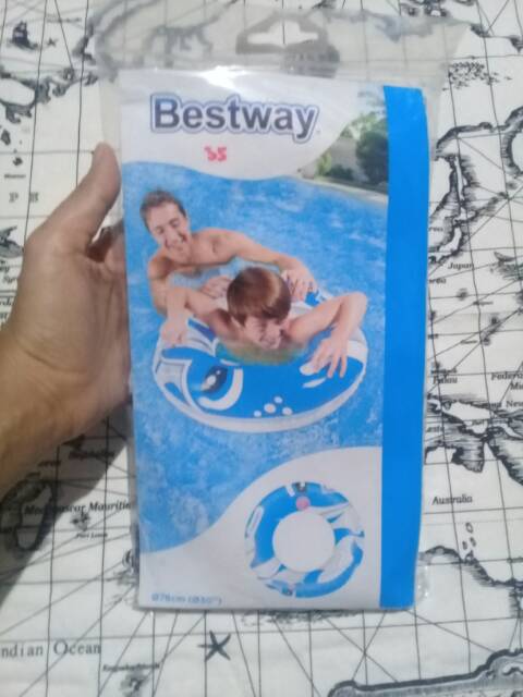 Kiddie Swim Ring Ban Pelampung Bulat dan Ban Pelampung Lengan Anak Bestway