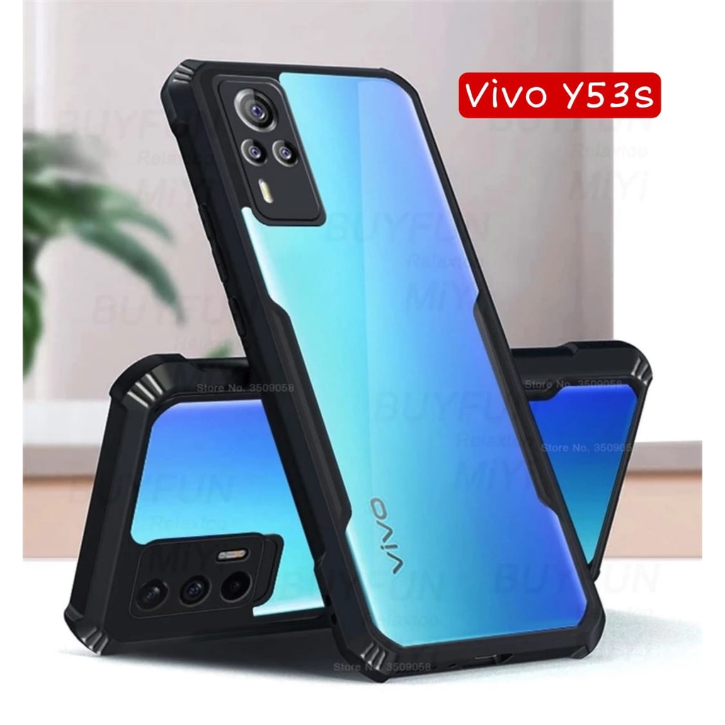 PROMO Case VIVO Y53s Softcase Armor Shockproof Fushion Case Transparan