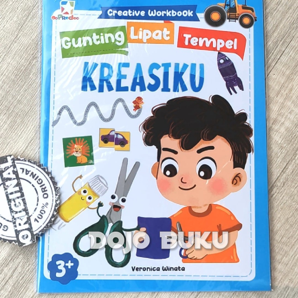 Buku Opredo Creative Workbook Gunting Lipat Tempel by Veronica Winate