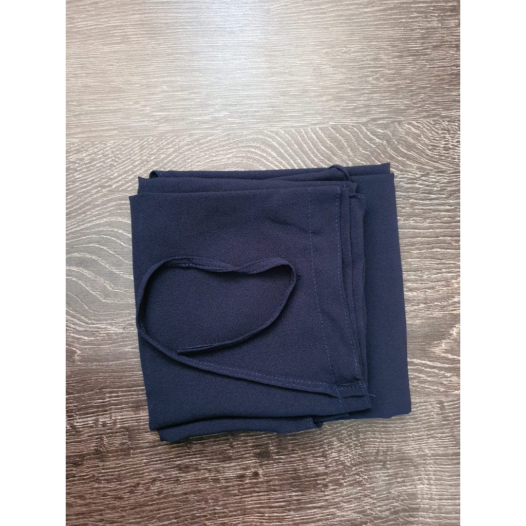 Hijab kerudung jilbab bergo instan maryam diamond-navy