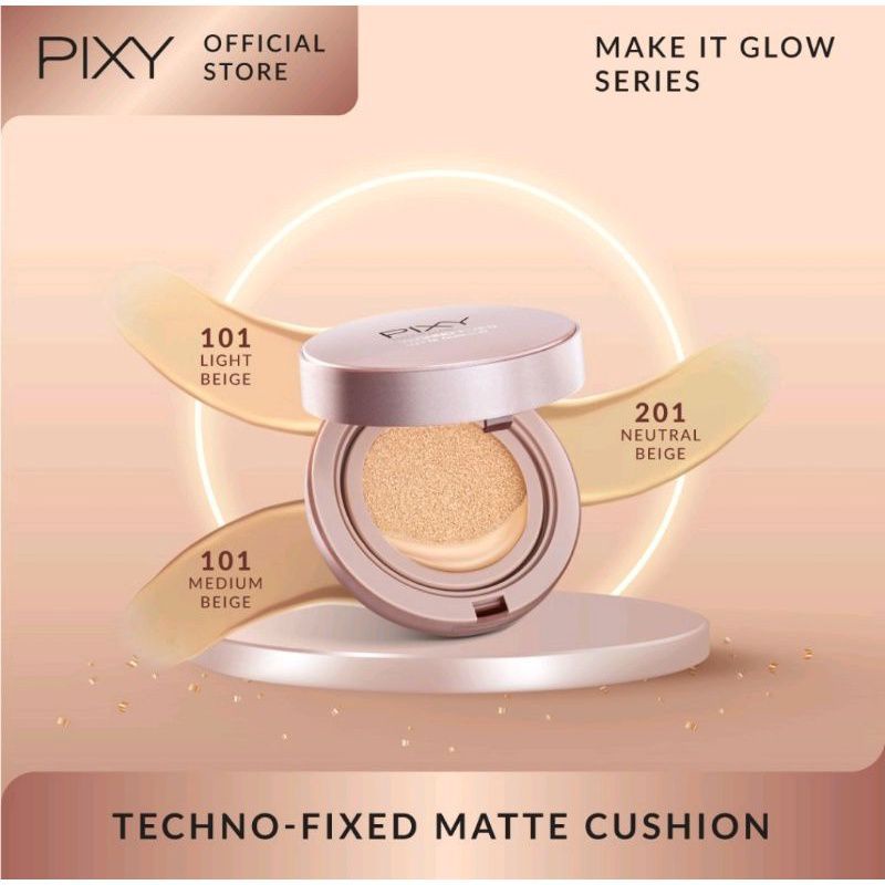 Pixy Make It Glow TECHNO FIXED Matte Cushion
