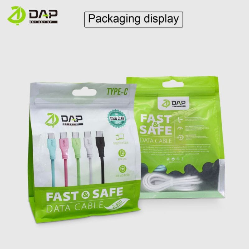 Kabel Data DAP D-B01T TYPE-C 1PACK isi 25PCS Kabel Charger DAP D-B01T TIPE C PERPACK Kabel Casan DAP D-B01T USB TYPE C 2.1A PER PACK isi 25PCS ORIGINAL