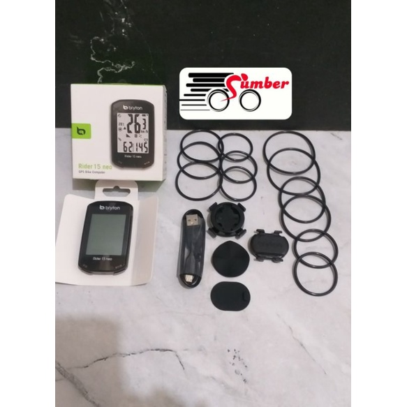 Cyclocomp bryton rider 15 Neo C GPS speedometer sepeda