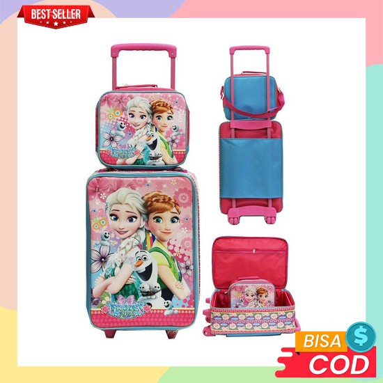 Cod Tas Troli Anak Perempuan Tas Dorong Anak Tk Tas Roda Anak Sd Fv348 Tas Troly Sekolah Sd Smp Smi 