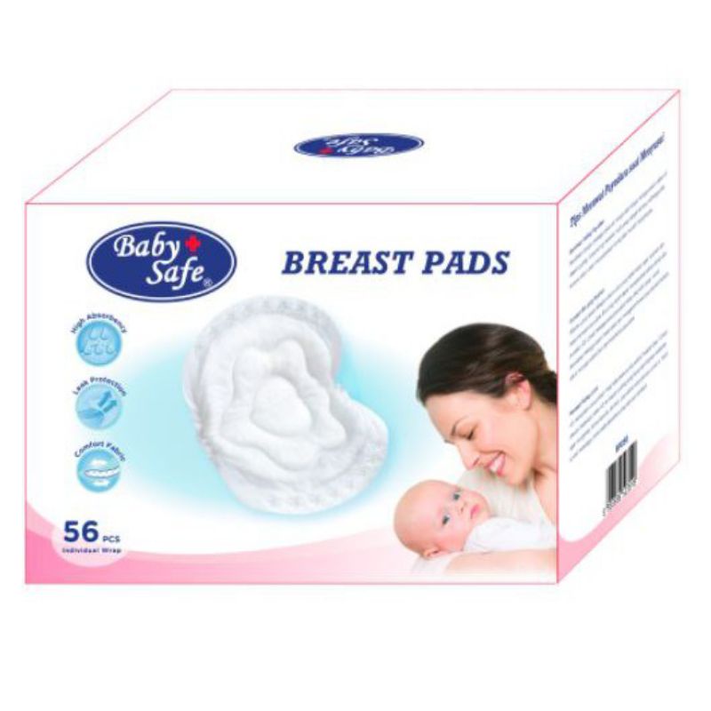 BABYSAFE BREASTPAD 56PCS