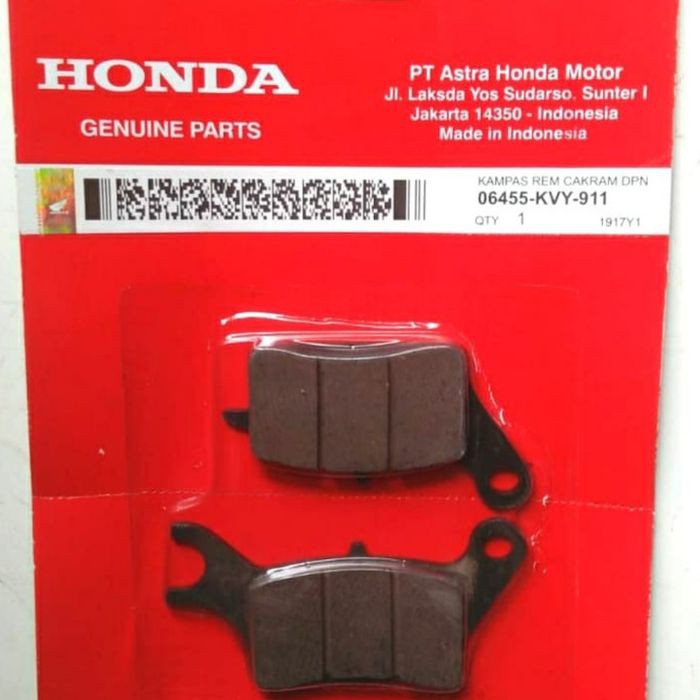KAMPAS REM DEPAN HONDA BEAT KARBU BARANG ORI HGP