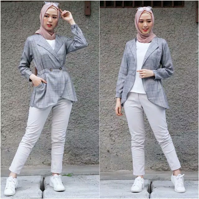 CHAMELE 2065 - VINTAGE OFFICE BLAZER WANITA 2065