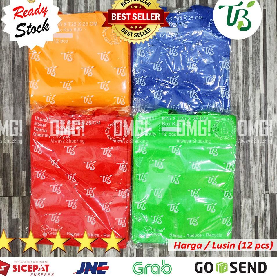 

❁ Tas Kue Nasi Box Puding 25x25x22 Goodie Bag Spunbond bukan paper bag dus ♠