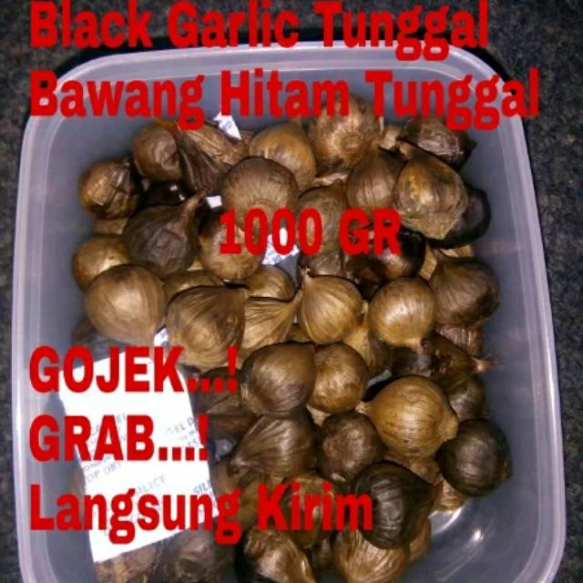 

BAWANG PUTIH HITAM TUNGGAL - BAWANG HITAM LANANG - BLACK GARLIC 1 KG