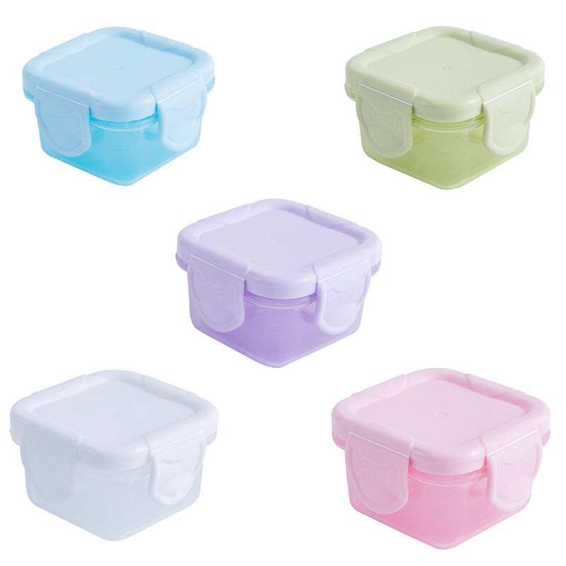 (Small Food Grade Renyah) (Toples Penyimpanan Makanan Bayi) (Freezable &amp; Microwaveable)