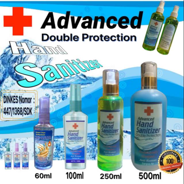 HAND SANITIZER ADVANCE &amp; SECRET CLEAN GEL &amp; CAIR 60ml &amp; 100ml ANTISEPTIK 70% ALKOHOL