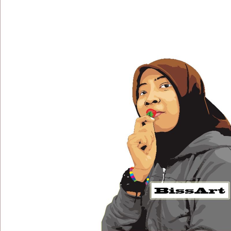 

sketsa wajah digital vector art kado (softfile only)