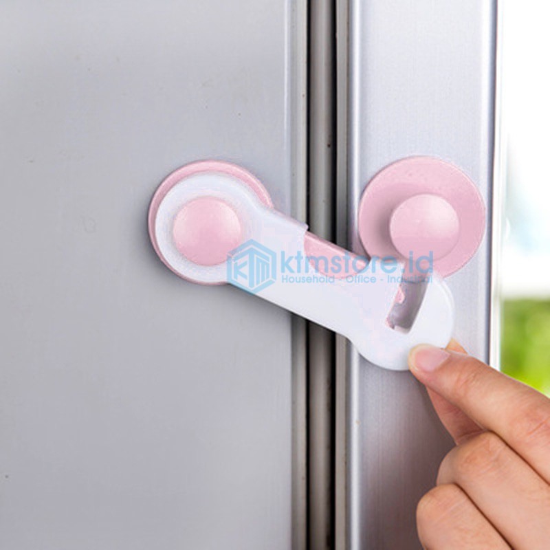 Pengaman laci lemari pintu perabotan dari bayi Lock Band murah BB-01