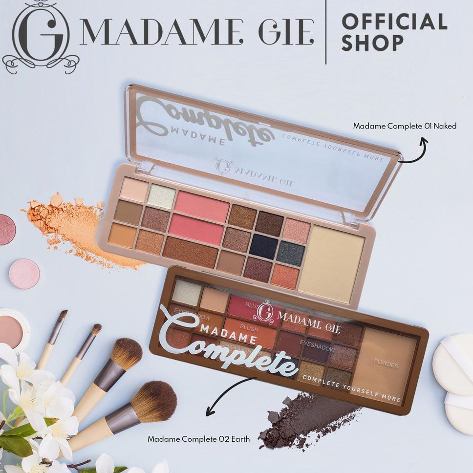 Promo Madame Gie Madame To Go - Face Pallete/ EYESHADOW PALETTE KECIL madam gie - madame gie get awa