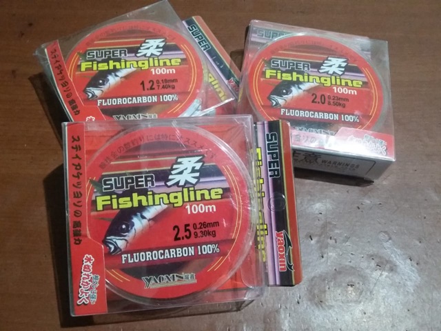 Senar Super Fishingline yaoxim fluorocarbon 100%