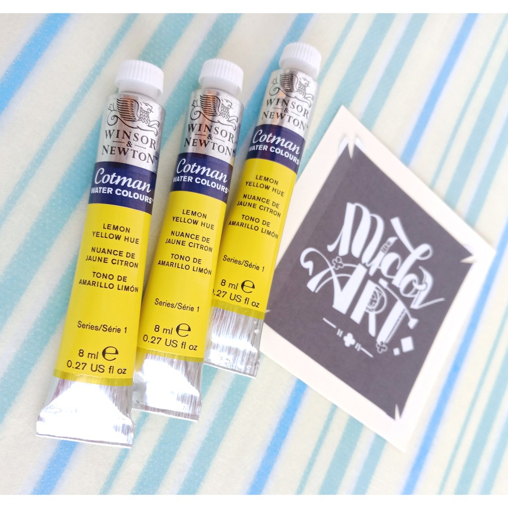

Winsor & Newton Cotman Water Colour 8ml tube Primary Colours