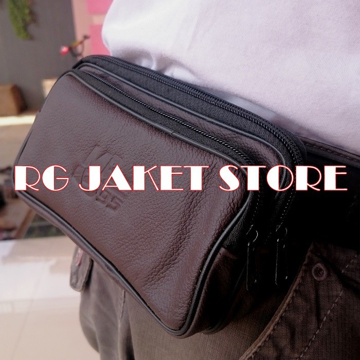 Dompet Sarung Hp Pinggang Kulit Asli made in garut keren dan murah