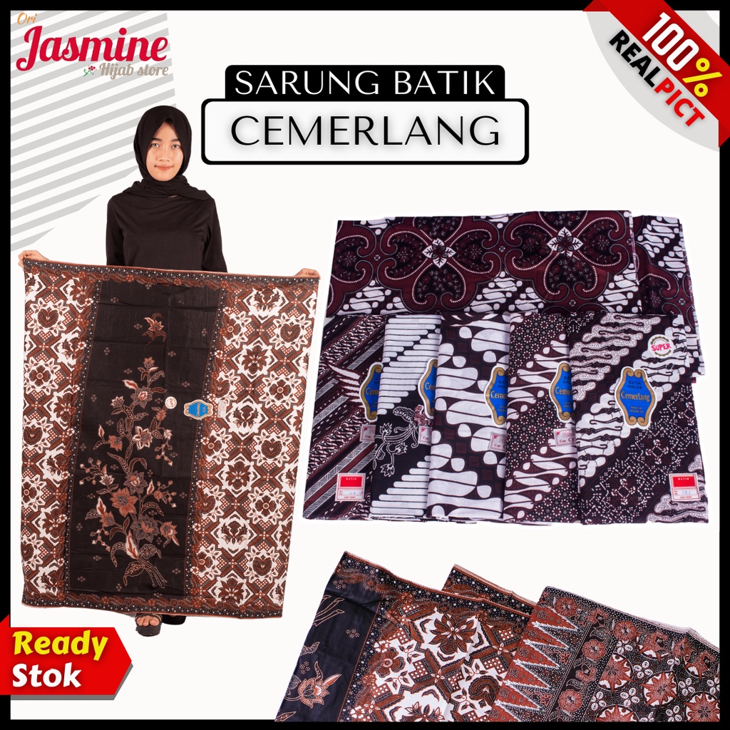 Sarung Kain Sarung Batik Wanita Melahirkan Cemerlang Cap Cent