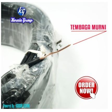 Kabel NYA 1.5mm 50Y SNI Full Tembaga Murni Kawat Tunggal Kbl Pemasangan Instalasi Listrik PLN Rumah Cable Engkel Per Roll 50 Yard isi Panjang 45m Sudah SNI LMK