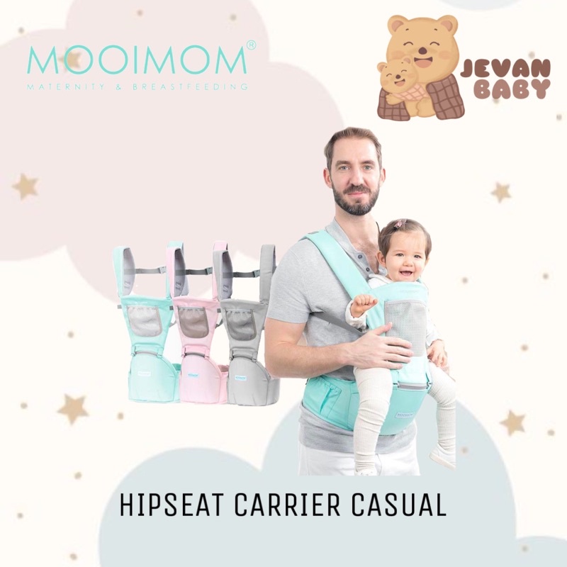 Mooimom Hipseat Casual Gendongan Pinggang Bayi