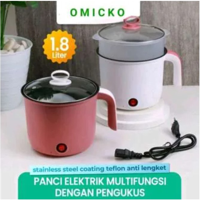 (KJO) Panci kukus Listrik 1.8 Liter Serbaguna / New Panci Steam Electrik