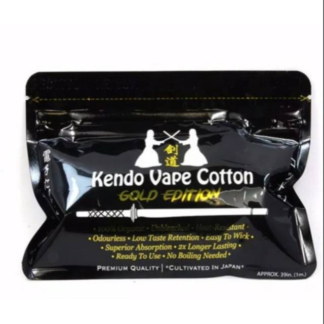 Kapas Vape Kendo cotton Vape Vaporizer - Kendo cotton Gold Edition