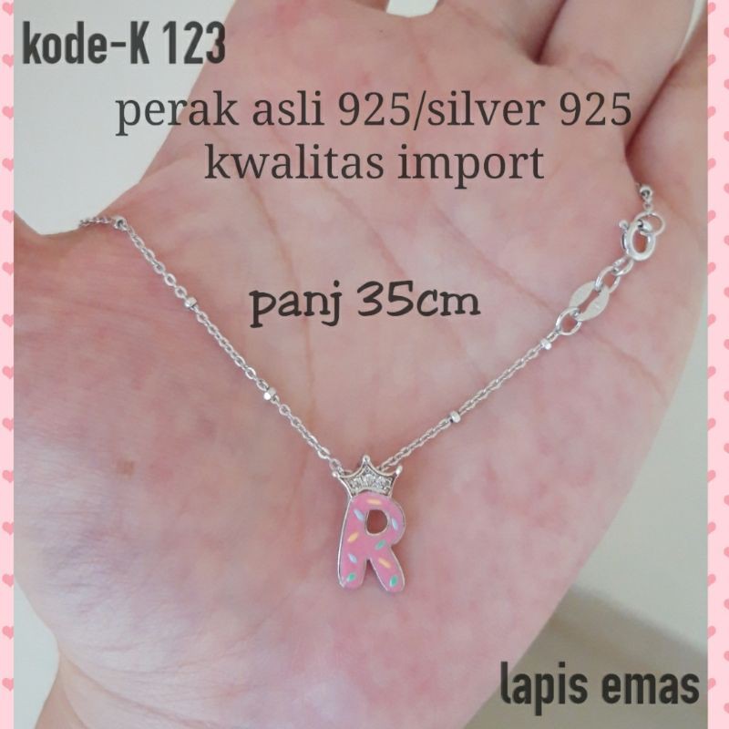 KALUNG/KALUNG ANAK/KALUNG HURUF ANAK/KALUNG JEDAR/KALUNG MURAH/KALUNG PERAK ASLI/KALUNG SILVER 925