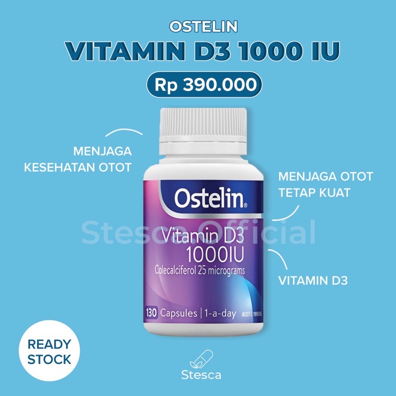 ostelin vitamin D3 1000 IU 130 capsules
