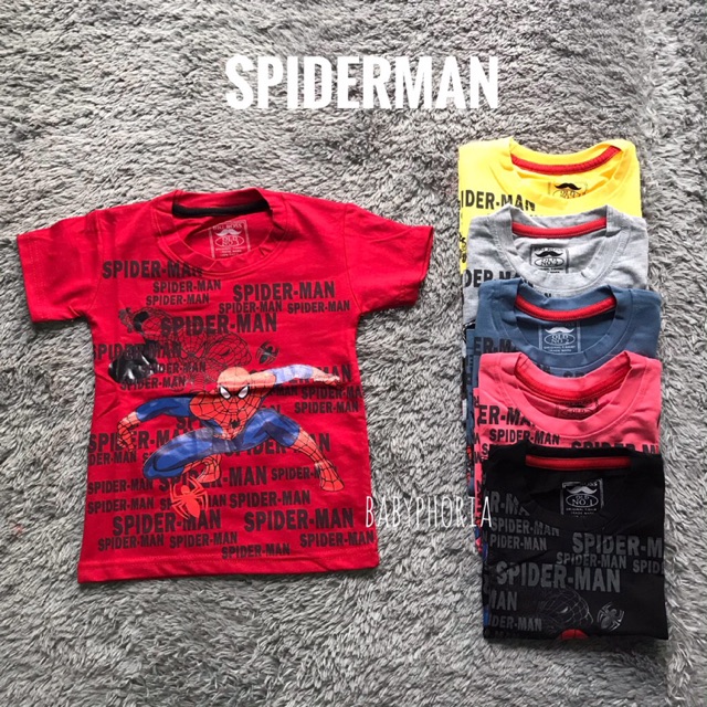 Baju Oblong Bayi Lengan Pendek BABYPHORIA Motif HEROES