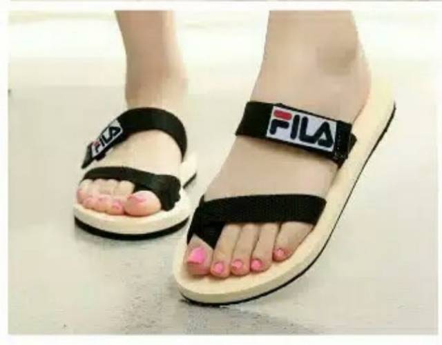 Sandal Gunung Wanita Motif Tali Depan Silang