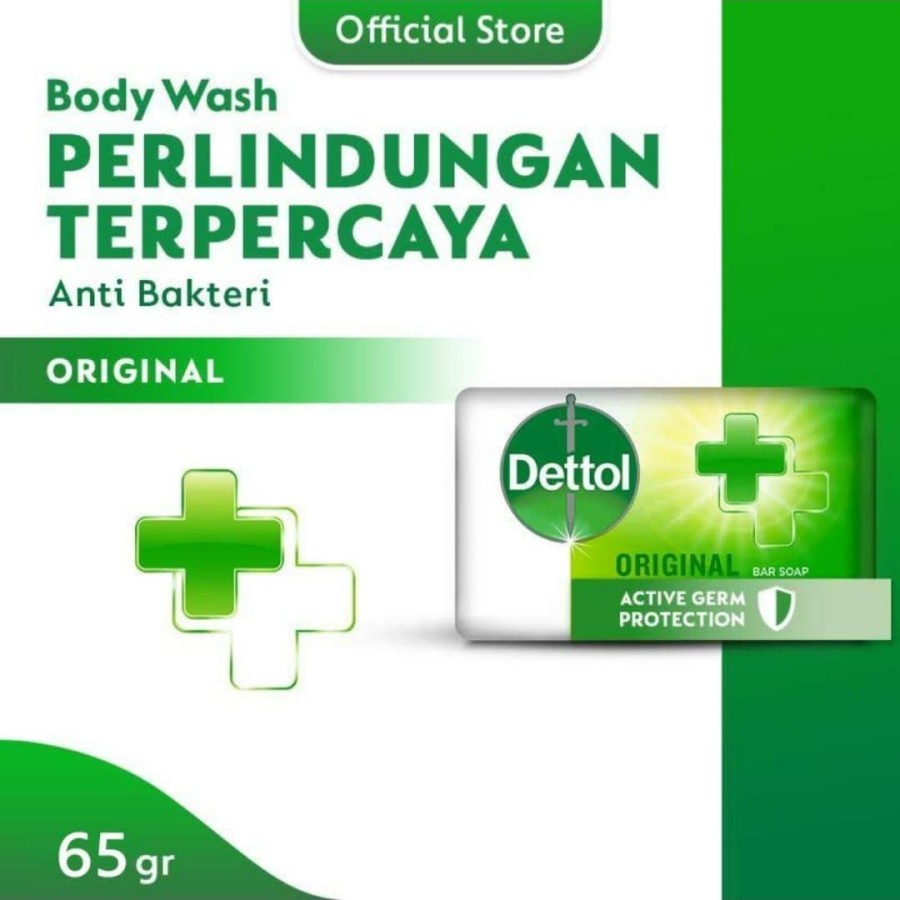 Dettol sabun mandi batang Original