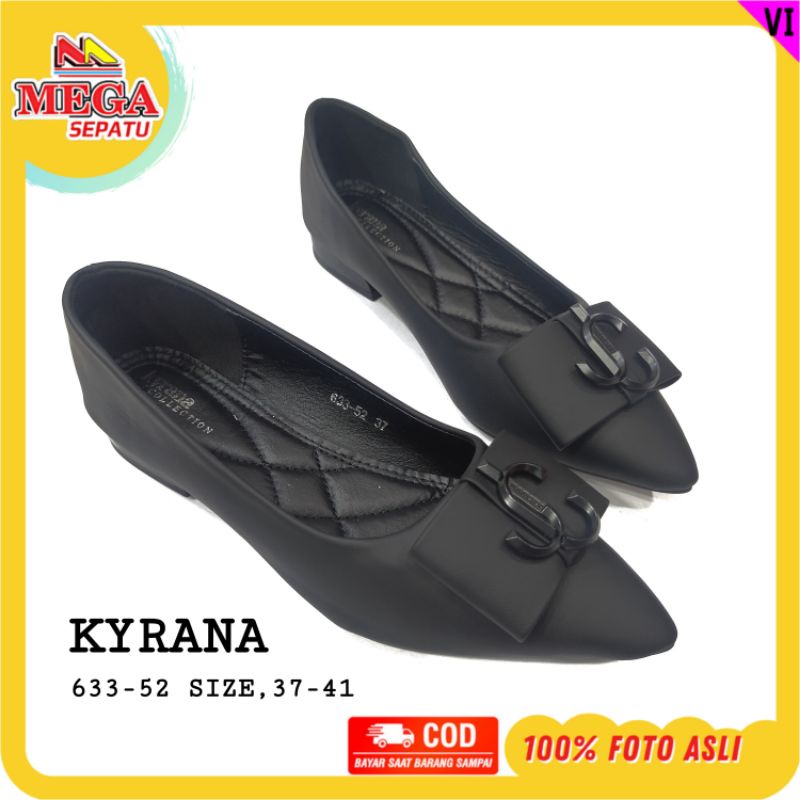 SEPATU WANITA TERBARU KYRANA 633-52 HITAM