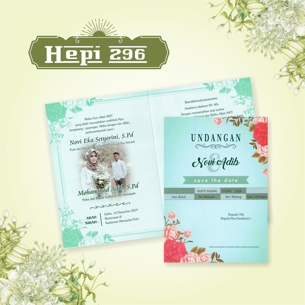 Blangko Undangan Hepi 296