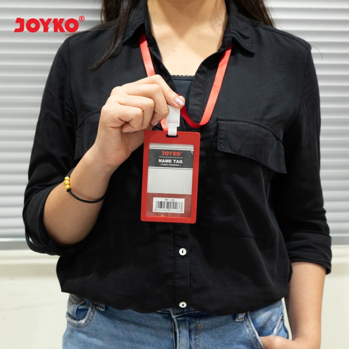 

ORGANIZER-DOCUMENT- JOYKO NAME TAG TANDA PENGENAL GANTUNGAN KARTU NAMA - NT-51 -DOCUMENT-ORGANIZER.