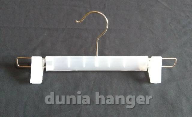 Hanger jepit CELANA BESI PUTIH