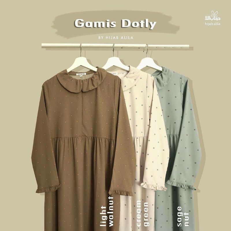 Gamis Dotly By Hijab Alila Original