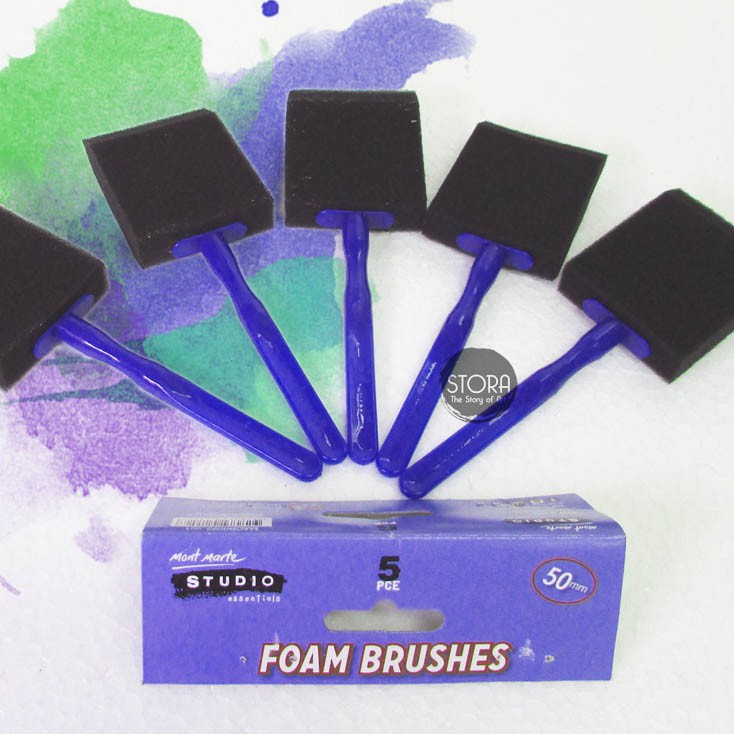 

Foam Brush / Kuas Busa - 50 mm - Mont Marte Sponge / Decoupage - 50 mm