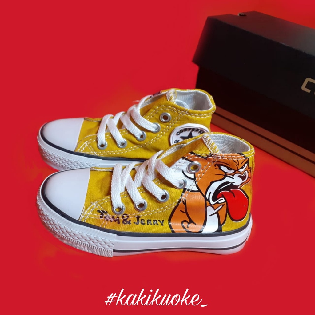 Sepatu Converse Anak karakter Tom &amp; Jerry murah