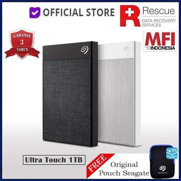 Seagate 1TB Backup Plus Ultra Touch HDD External 2.5&quot; UltraTouch 1 TB